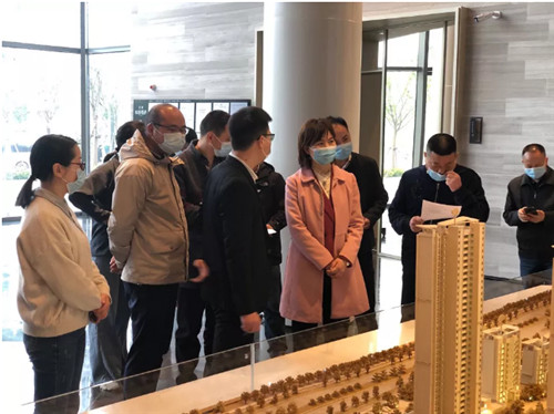 实地·紫薇雅著|区政府领导莅临本案现场参观指导工作