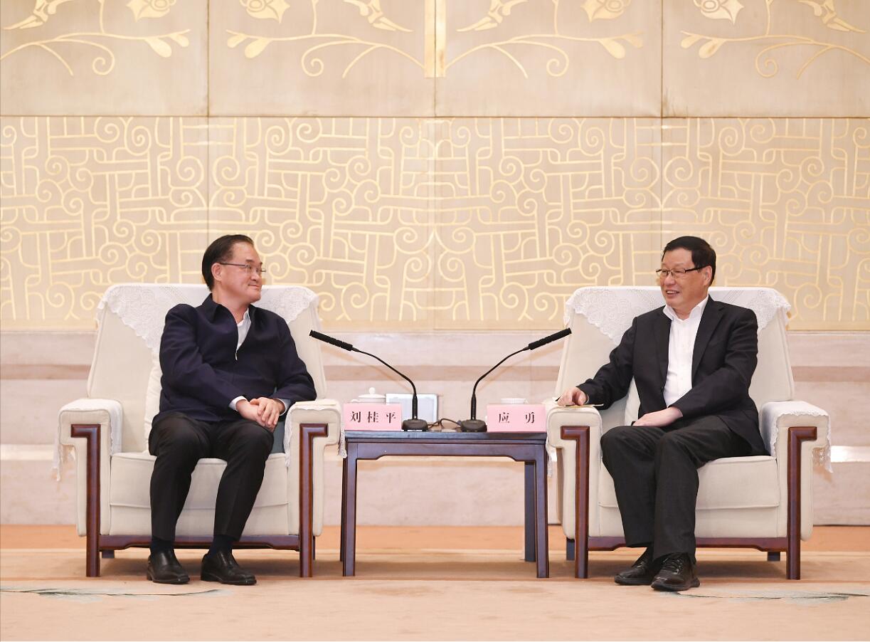 继续支持湖北深耕湖北！应勇分别与这两家企业负责人座谈