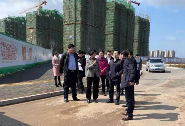 荆门市副市长李文震一行考察中国铁建·印象未来城项目