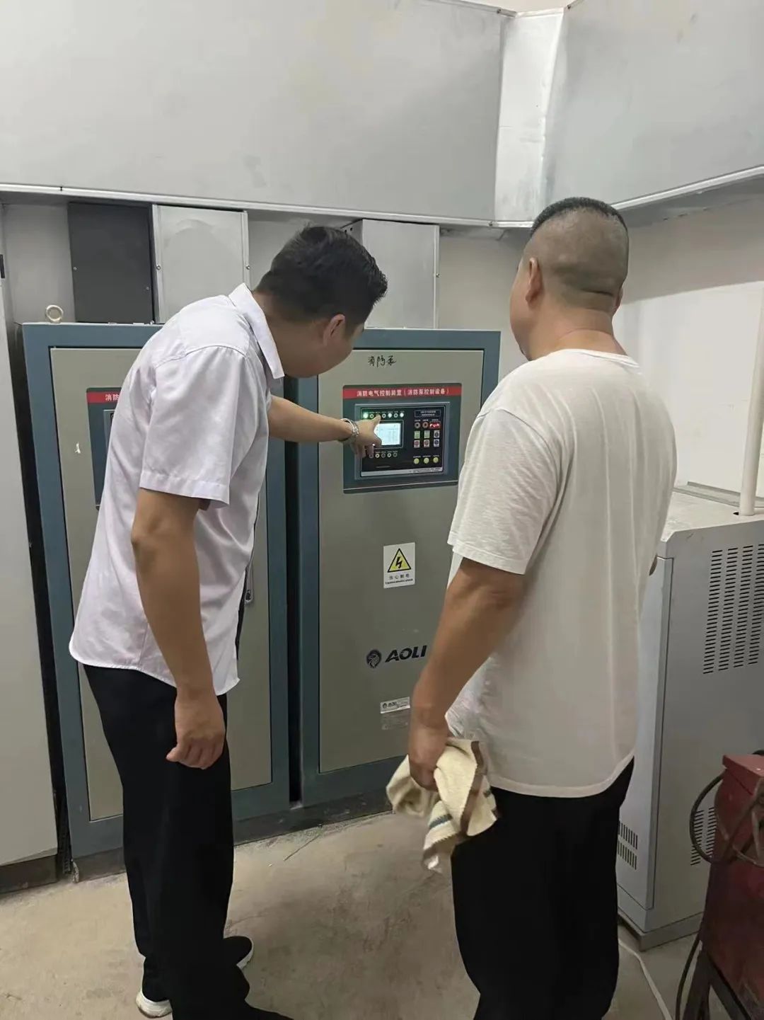 市民中心项目开展消防系统联动测试