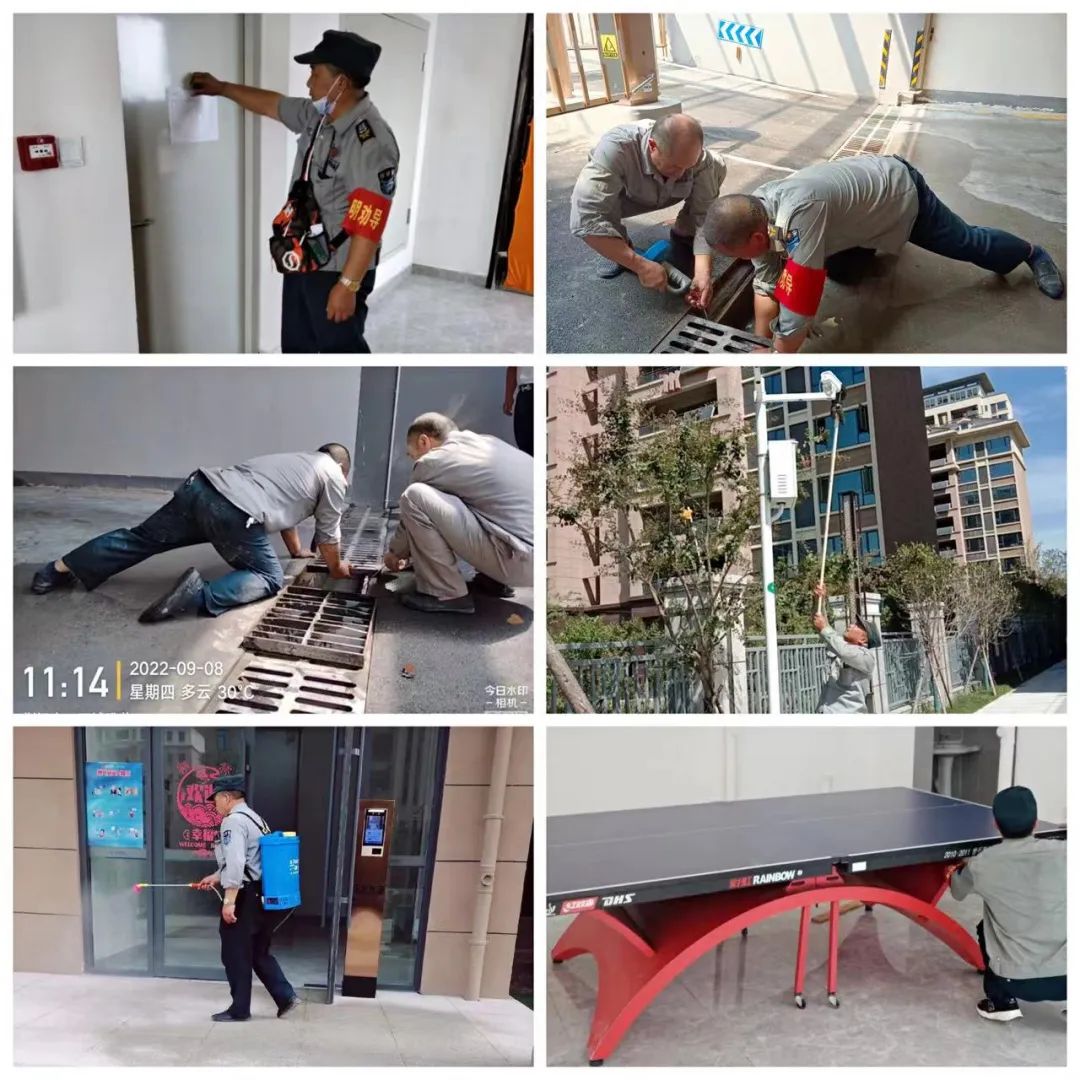 在平凡岗位上忙碌着的物业人··记天城雅苑物业服务中心秩序部班长吴明喜