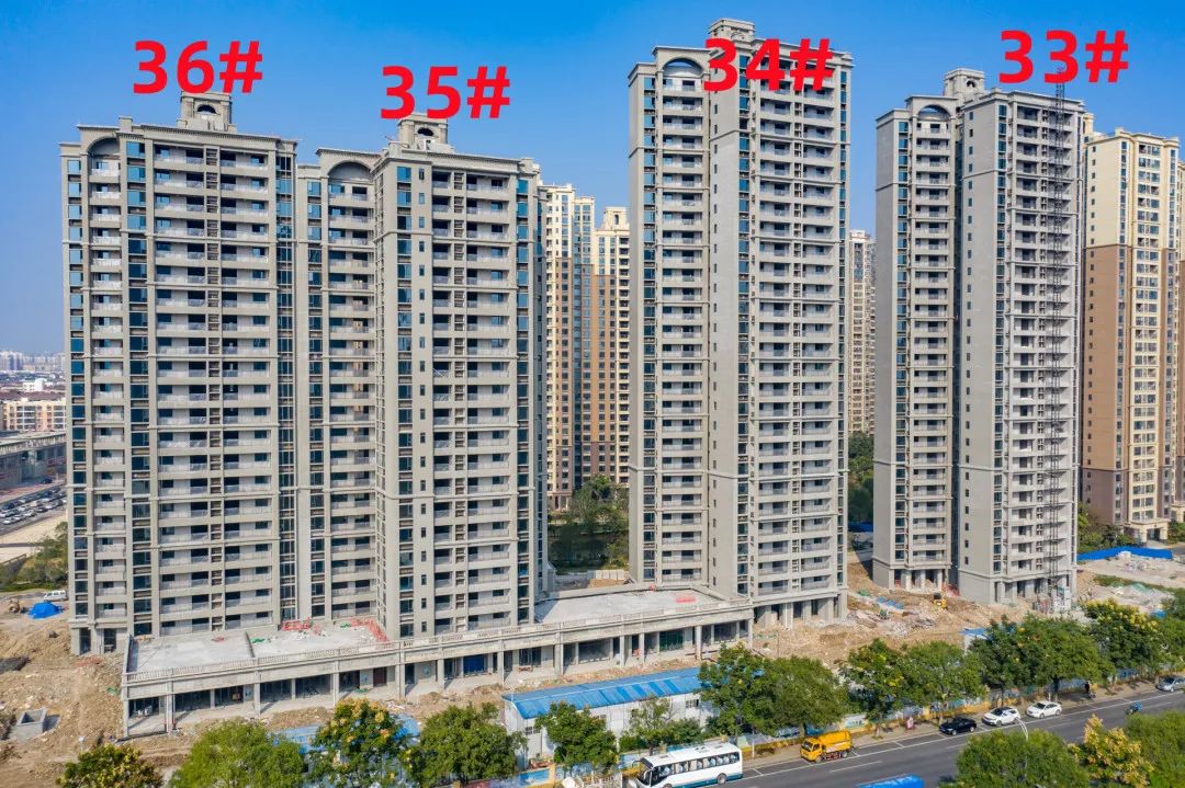 【凯旋湾】11月工程室内基本完工，外墙涂料施工