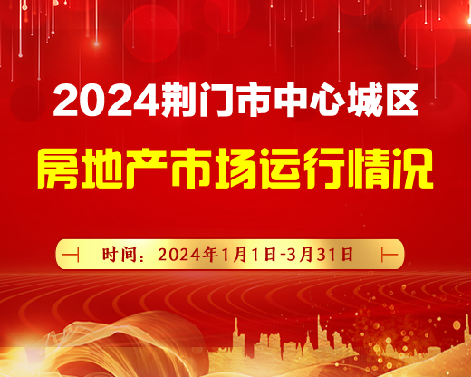 2024年1-3月荆门市中心城区房地产市场运行情况